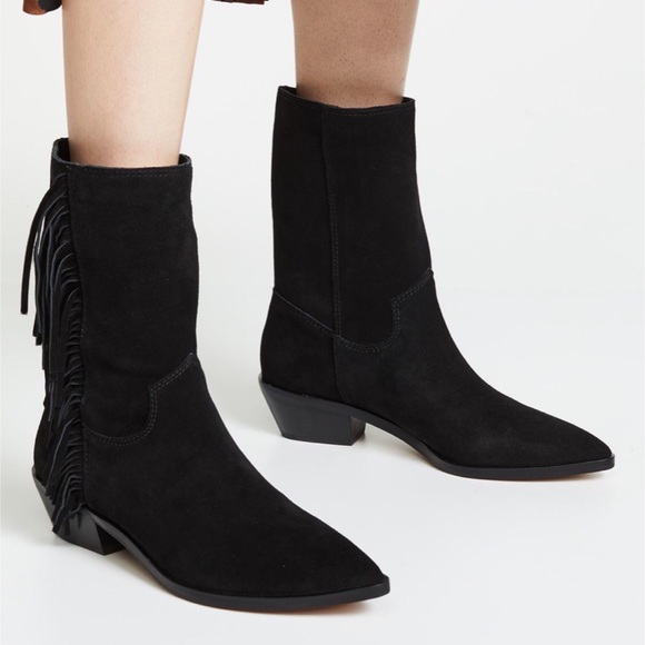 rebecca minkoff fringe boots